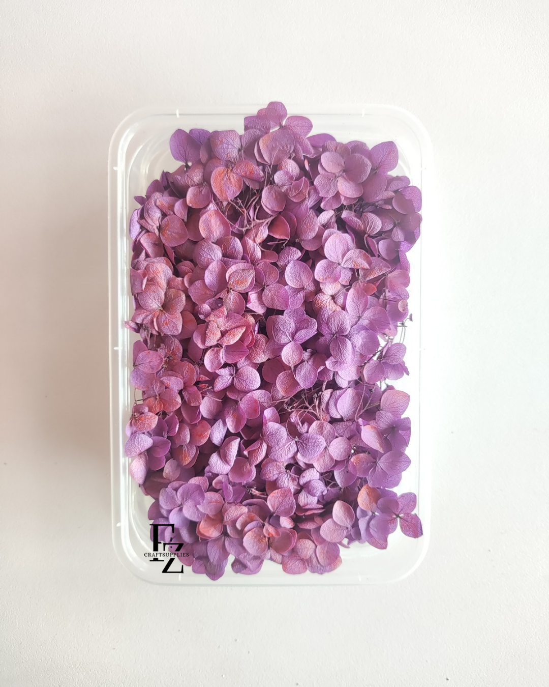 Hydrangea Dry Flower Box D51 - Purple