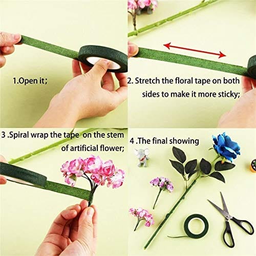 Flower Tape D. Green
