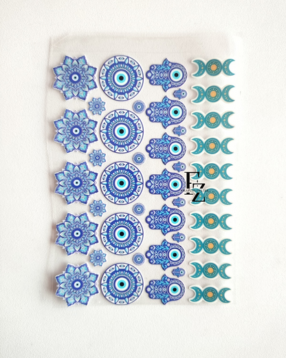 UV DTF Stickers Evil Eye - D61