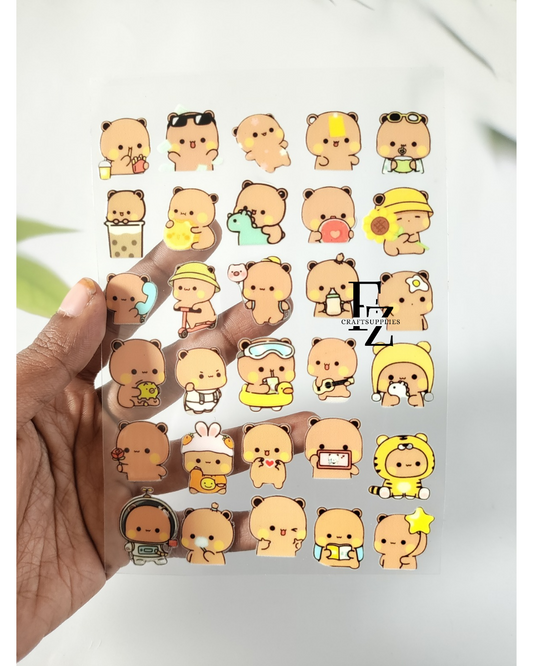 WhatsApp Teddy Peel off Sticker