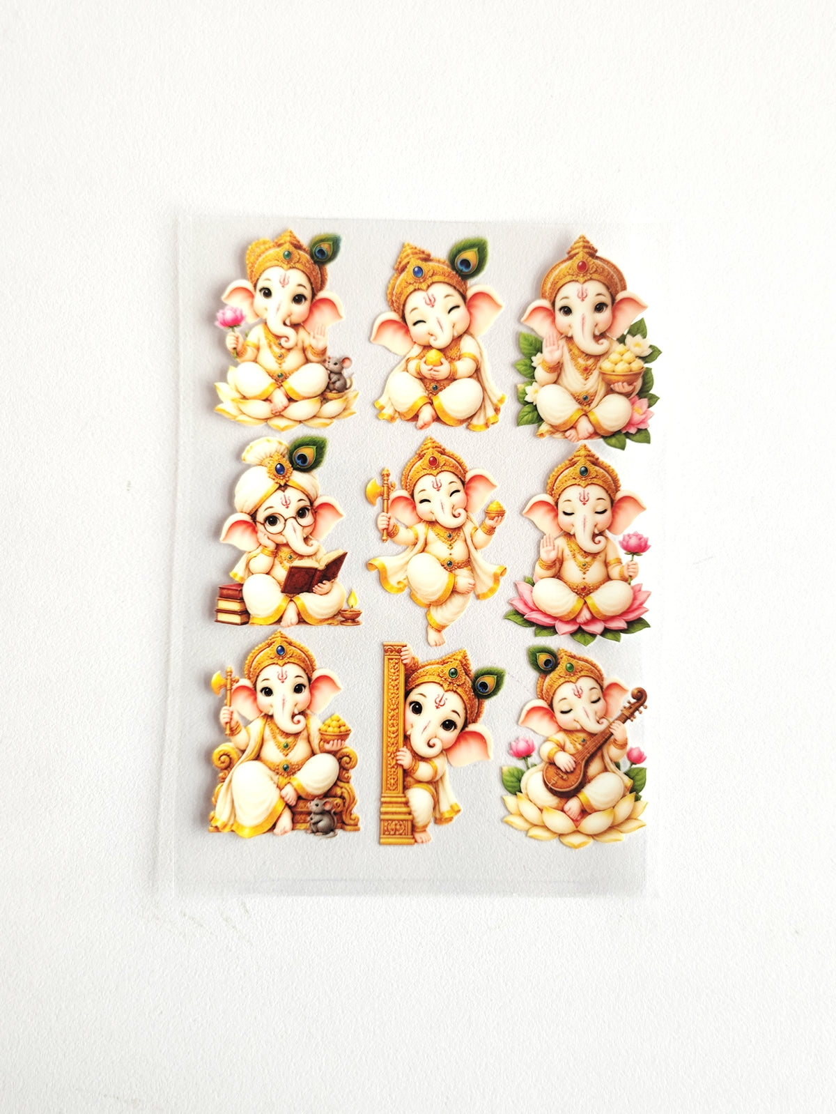 God Ganesha UV DTF Stickers - D100