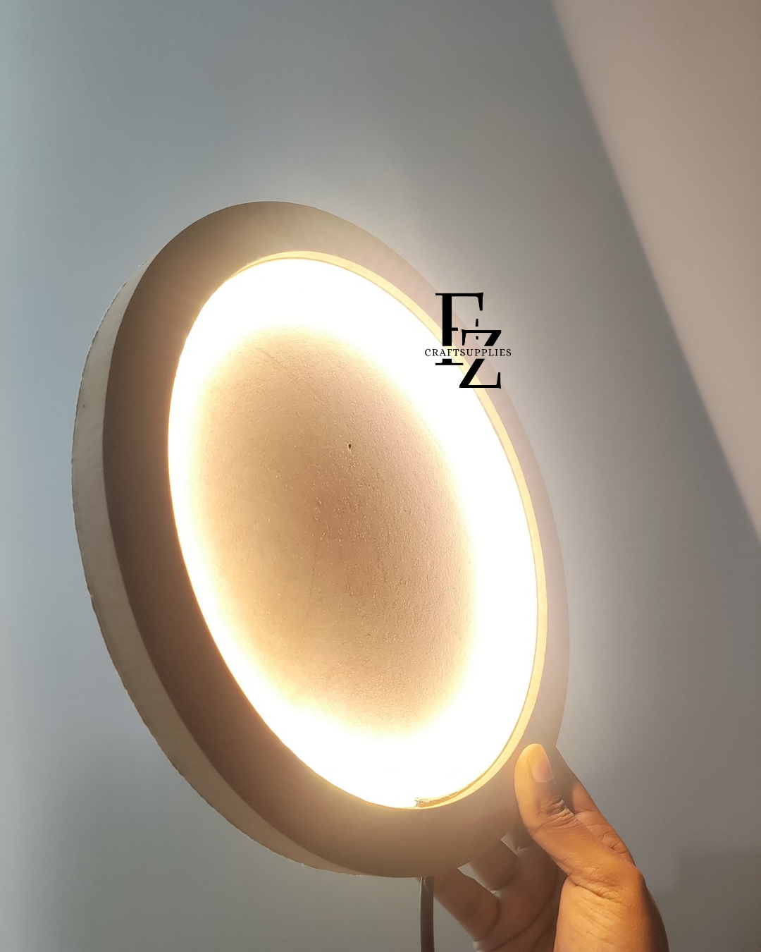 Moon Light Lamp MDF 10 Inches