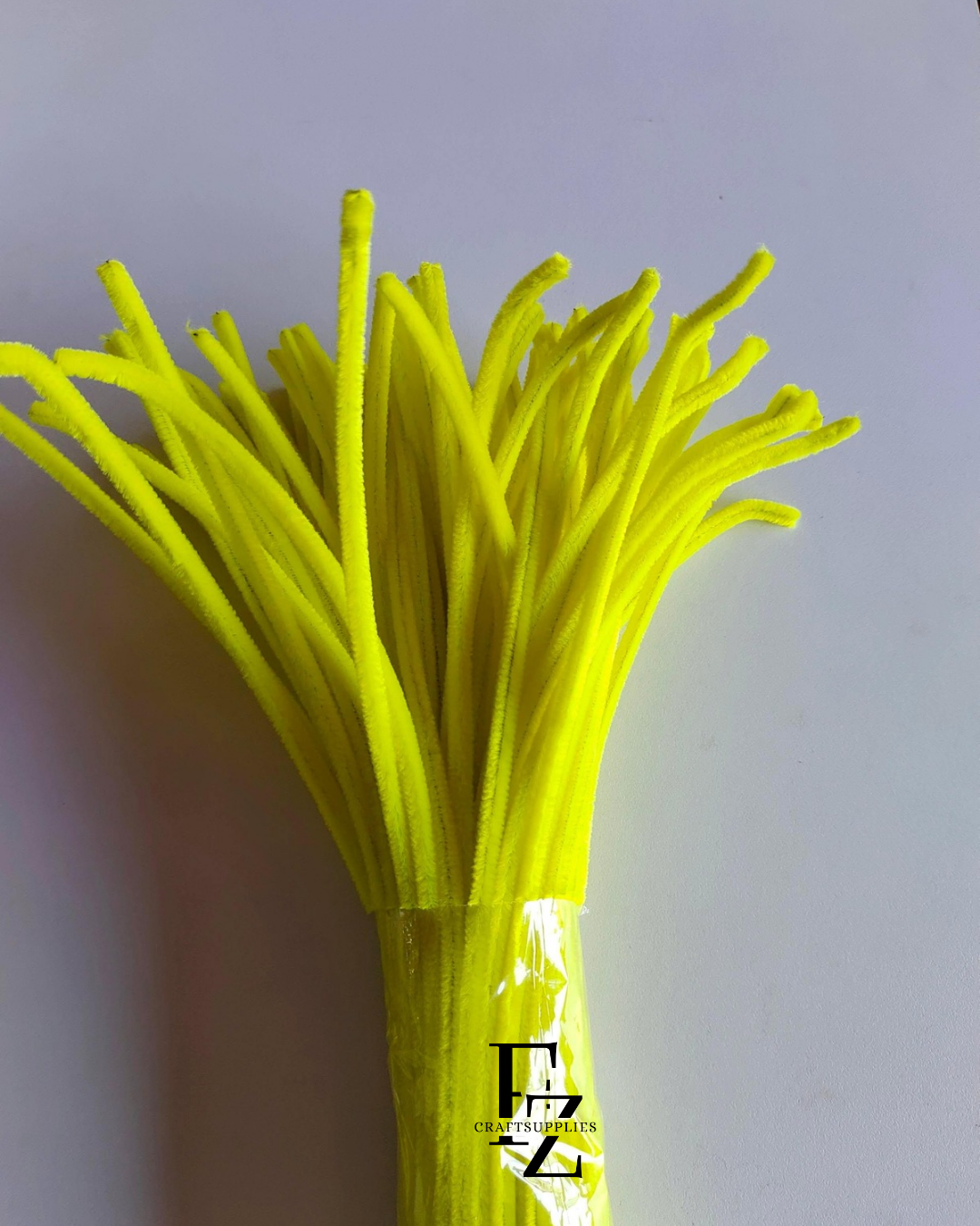 Pipe Cleaner 8MM - Fluorescent Yello