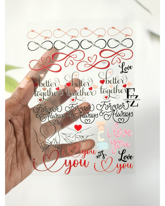 Valentine's Peel off Sticker