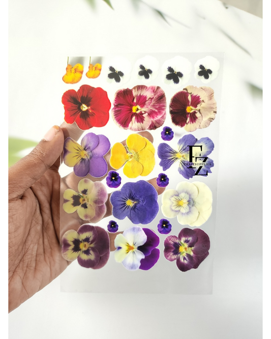 Mix Flower Peel off Sticker