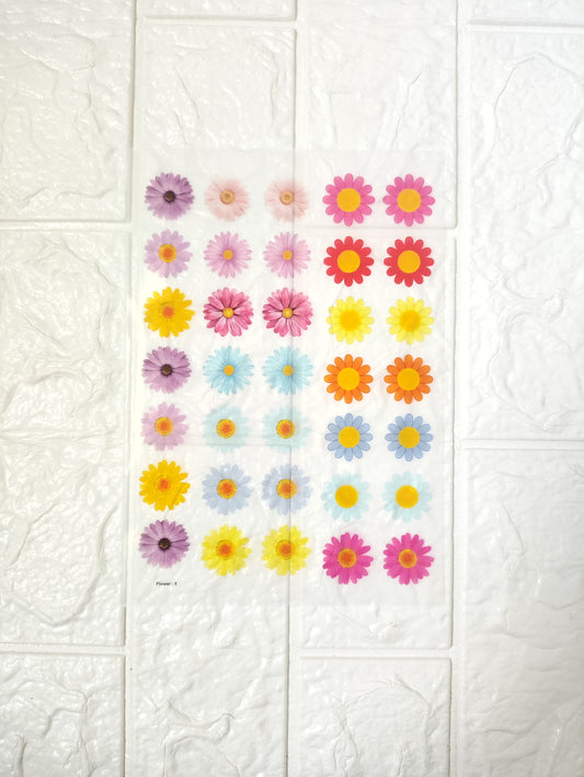 Floral Insert Sheet A5 - D40