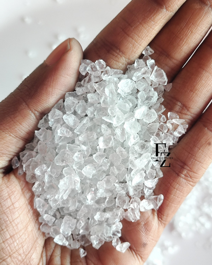 Transparent Glass Stones 3 - 5mm - 200g