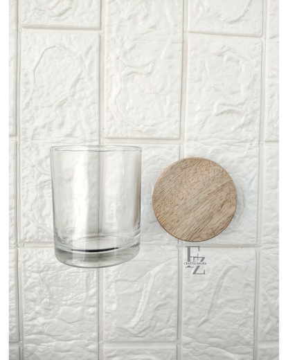 200 ML glass jar with Mango Wooden Lid