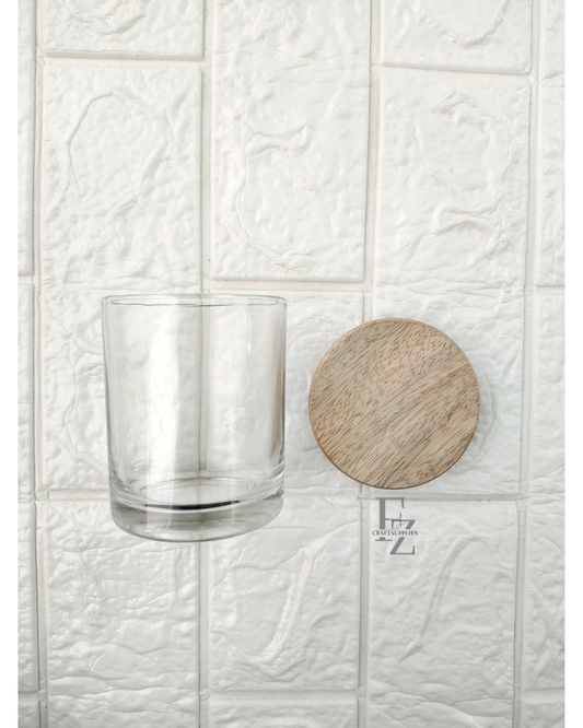 200 ML glass jar with Mango Wooden Lid