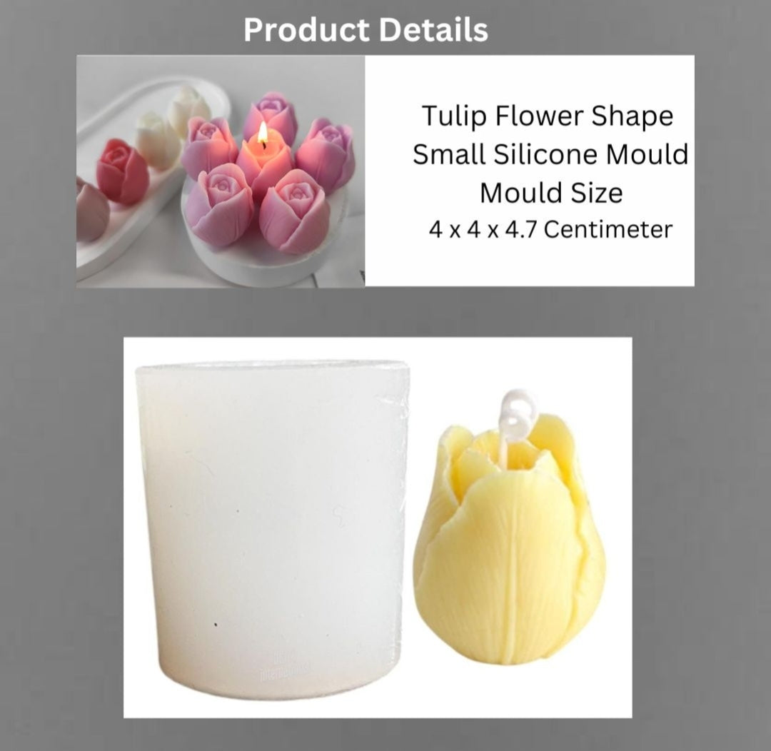 Small Tulip Flower Candle Mould