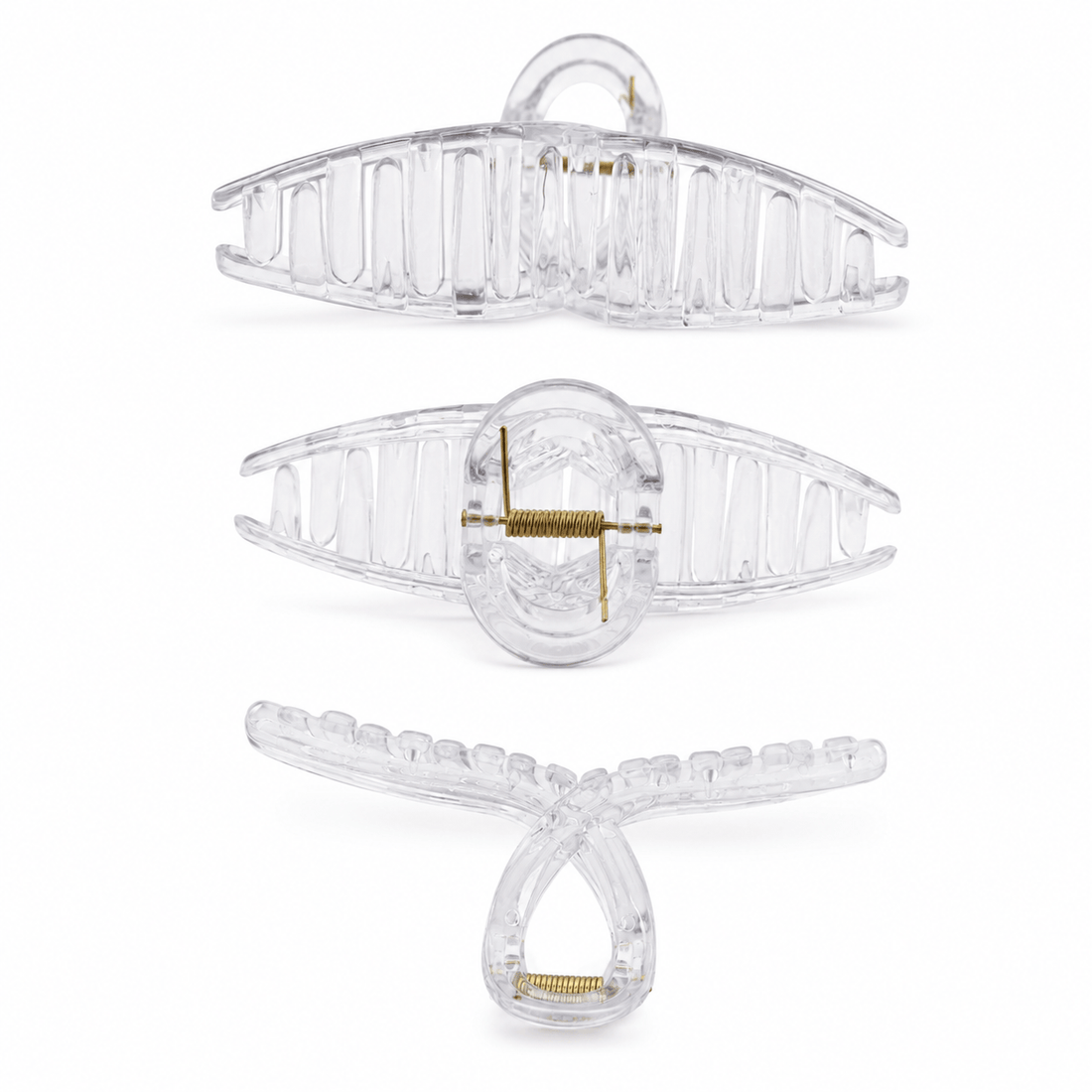 Transparent Knot Claw Clip for Decoden & Pipe Cleaners - 1 Piece