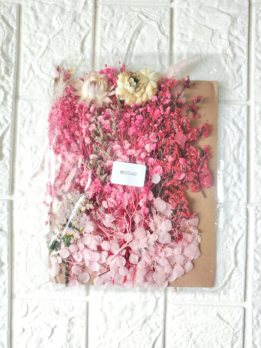 Dry Flower Sheet - Pink