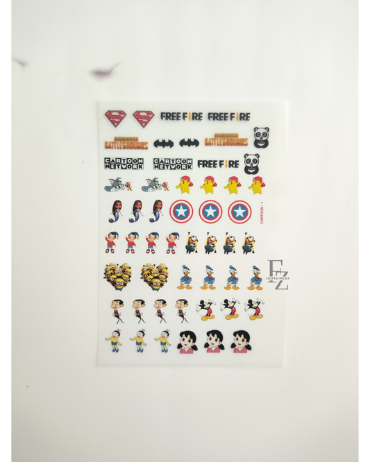 Cartoon Insert Sheet A6 - D61