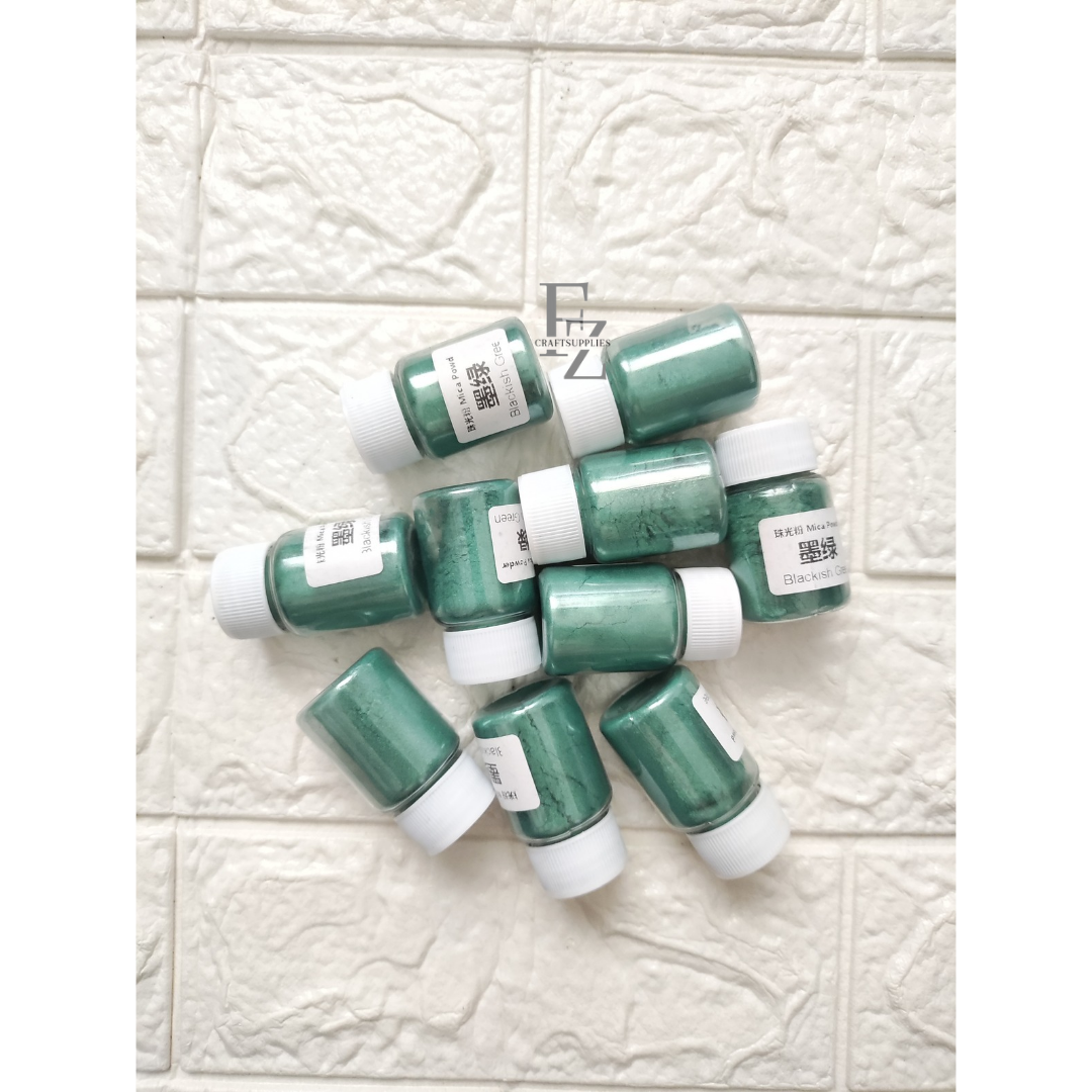 Mica Powder 10g - Blackish Green