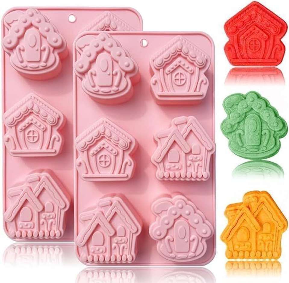 House Mould for DIY Concrete Art, Resin, Soap & Cake Making