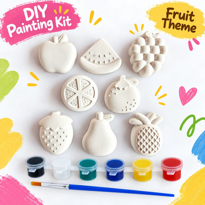 Fruit Theme DIY Painting Kit for Kids - Set of 8 shapes