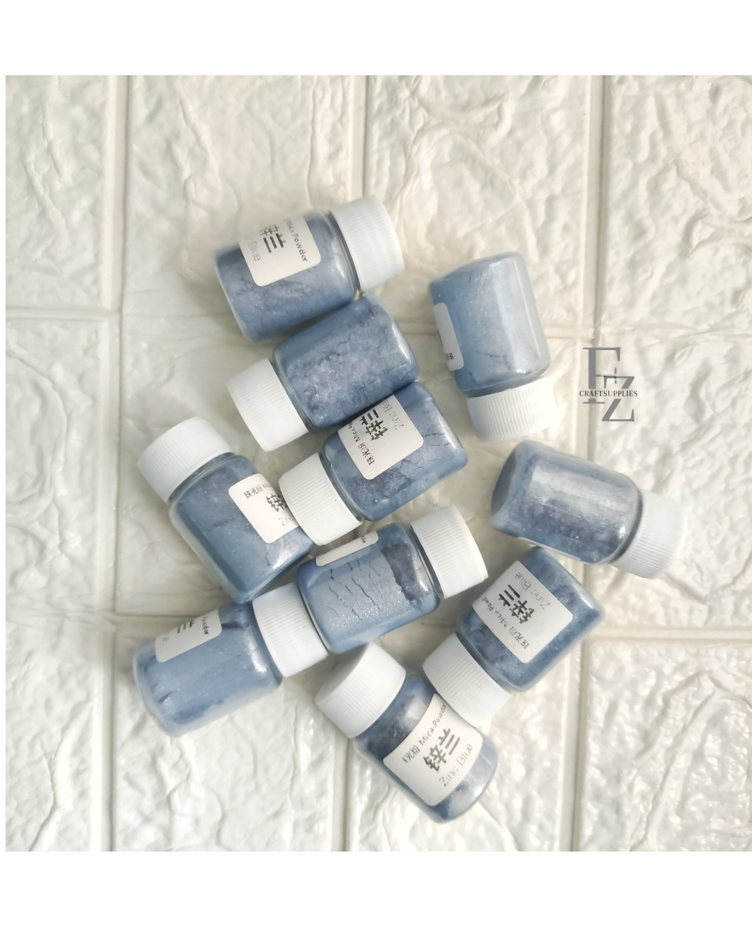 Pearl Mica Powder 10g - Zinc Blue
