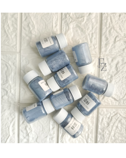 Pearl Mica Powder 10g - Zinc Blue