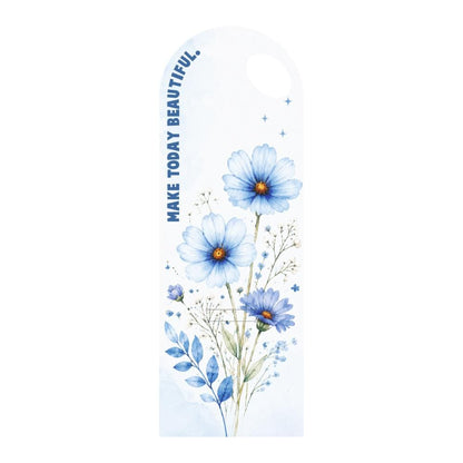 Blue Floral Bouquet Flower Card - 5 pieces pack