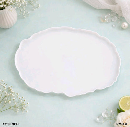 Oval Agate Tray And Frame Mould 13*9 Inches