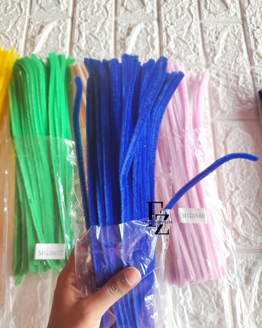 Pipe Cleaners 100 Pieces - Deep Blue