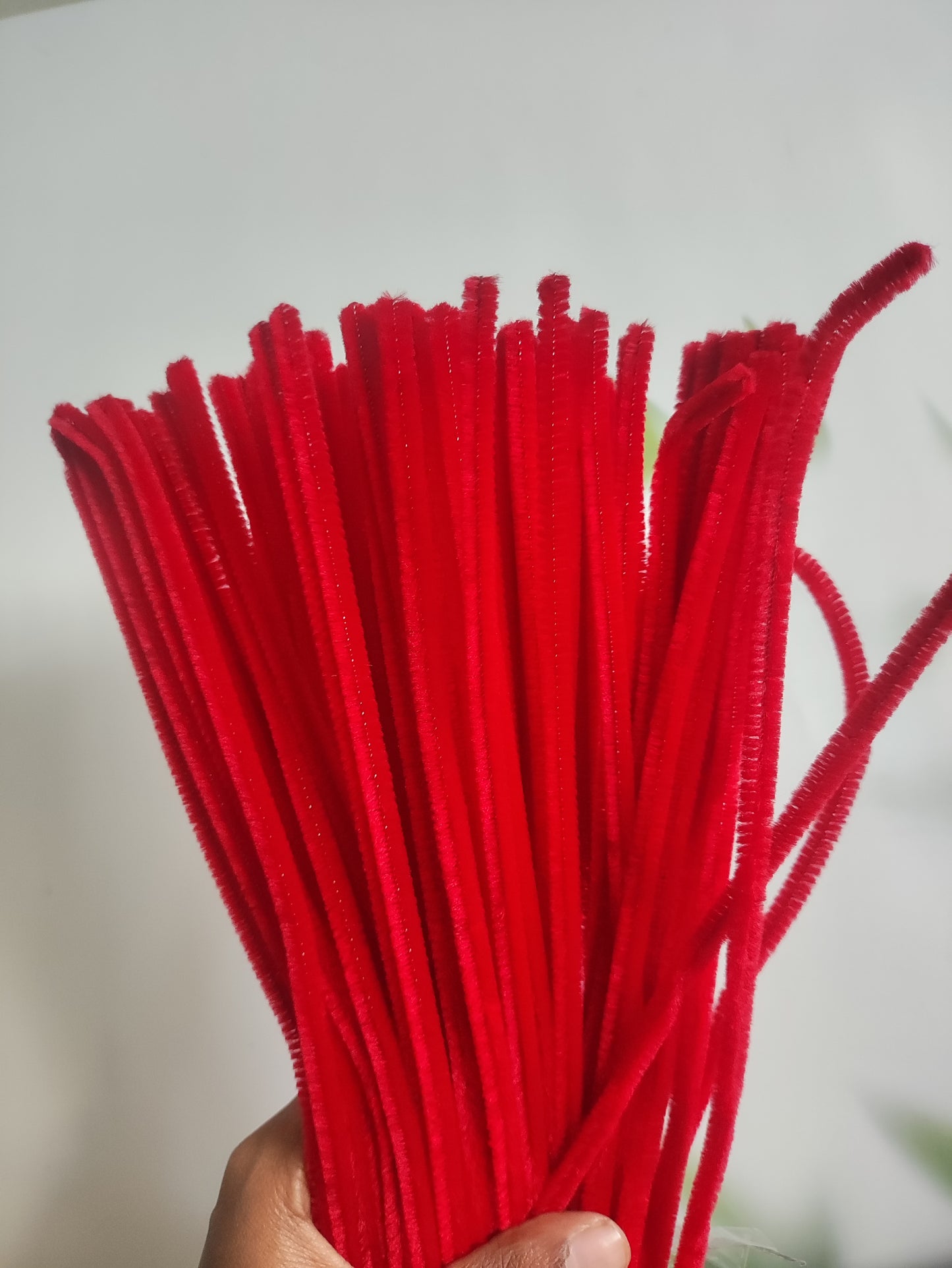 Pipe cleaners 6mm - Deep Red