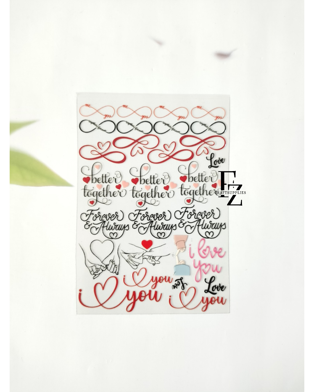 Valentine's Peel off Sticker