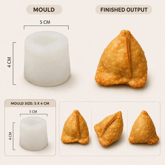 Samosa Candle Mould