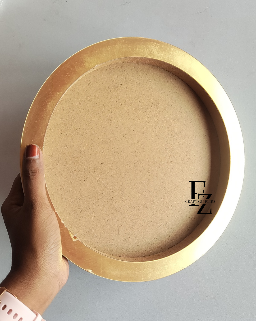 Acrylic Round Mdf Frame - 10 Inches