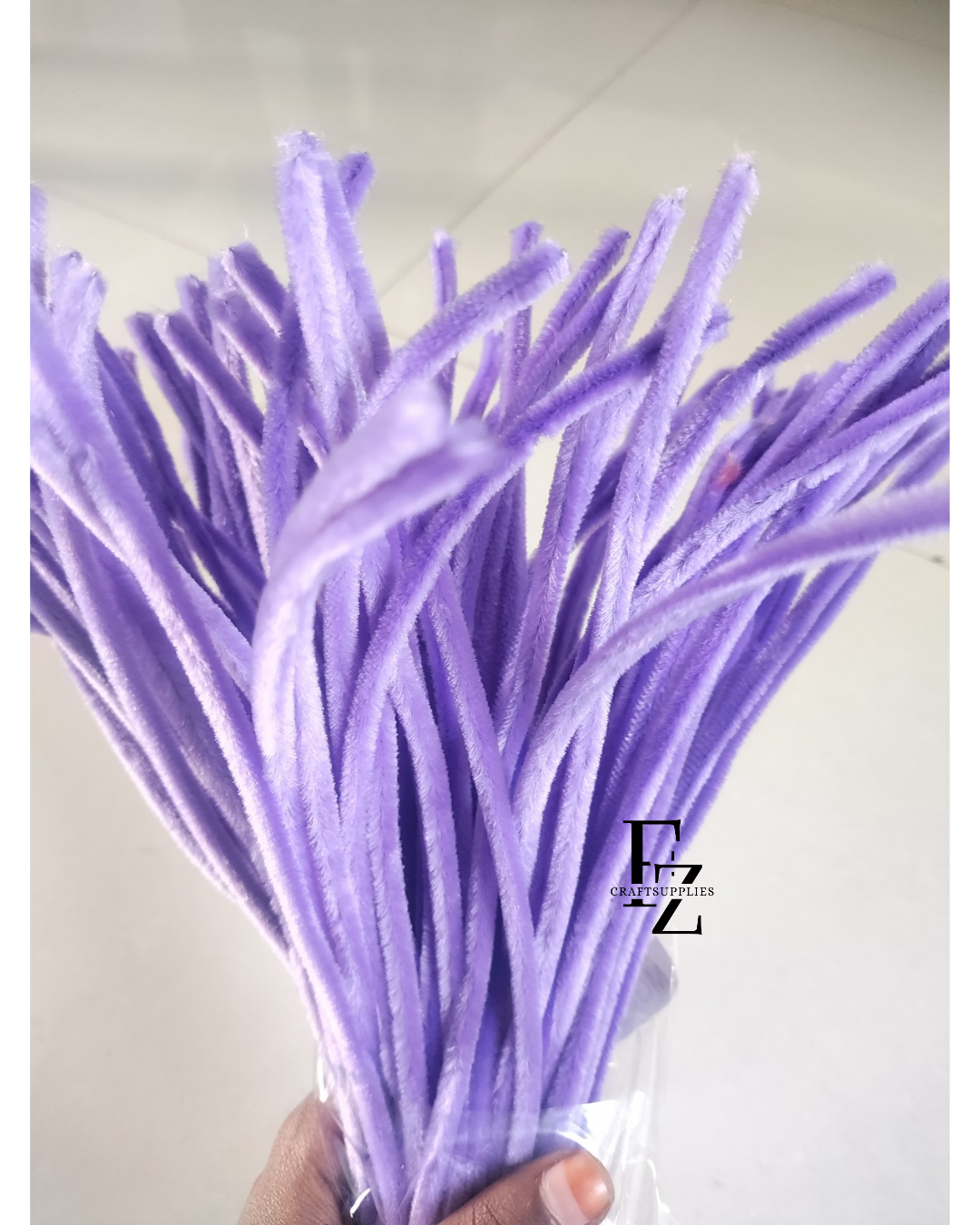 Pipe Cleaner Purple 1 Pack - 100 pcs