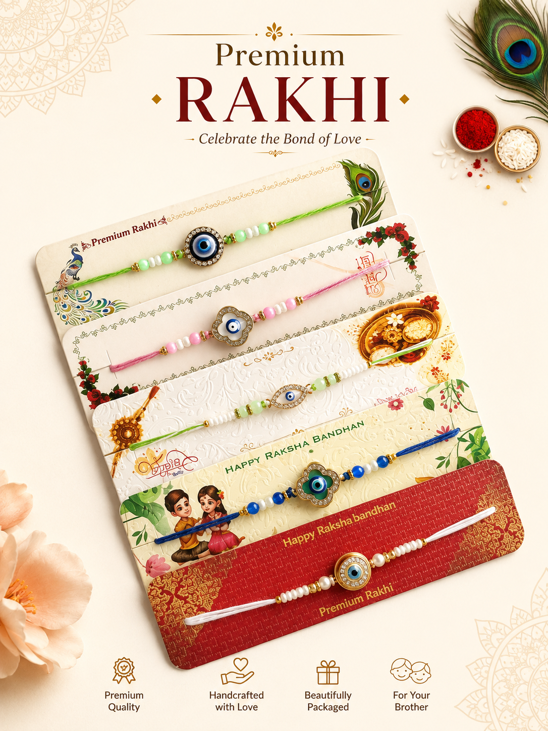 Ready Rakhis for Rakshabandhan