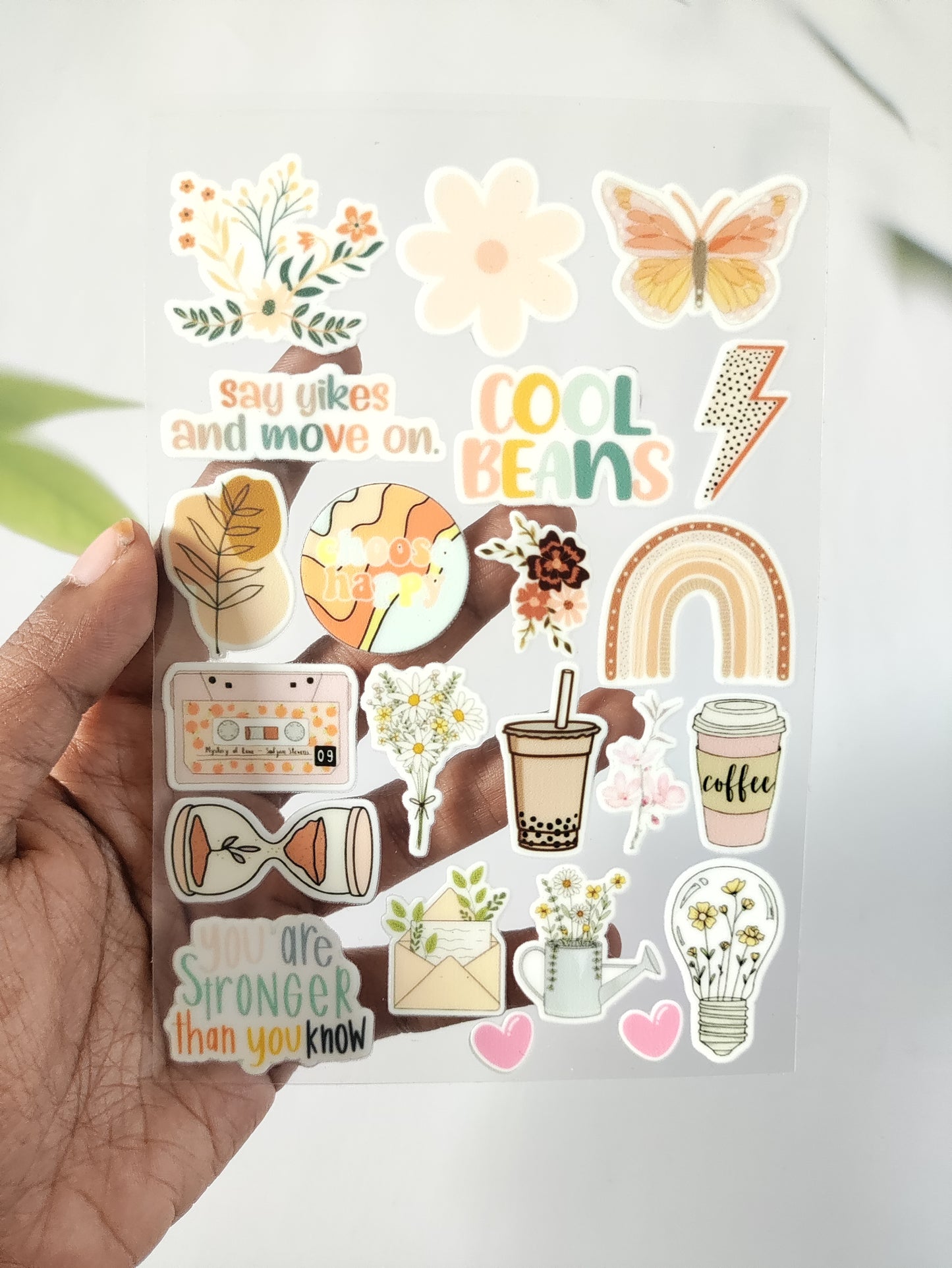 Mix Words UV DTF Sticker - D8