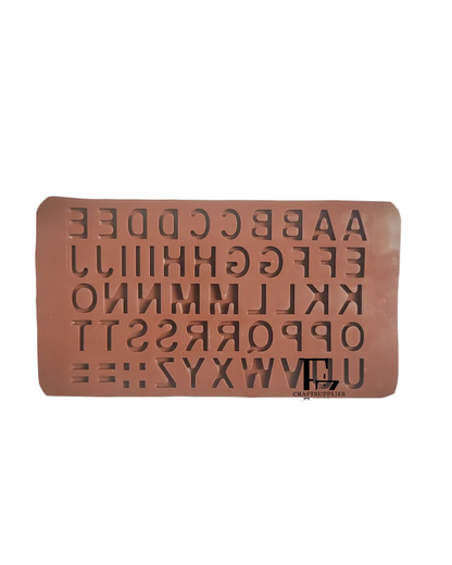 Mini Alphabet Chocolate/ Candle Mould