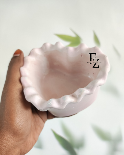 Heart Shape Concrete Jar