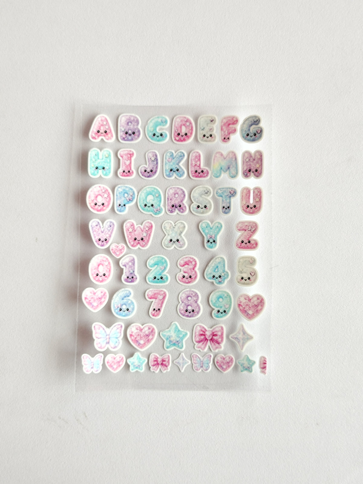 Numbers UV DTF Stickers - D92