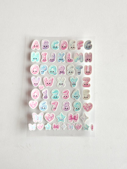 Numbers UV DTF Stickers - D92