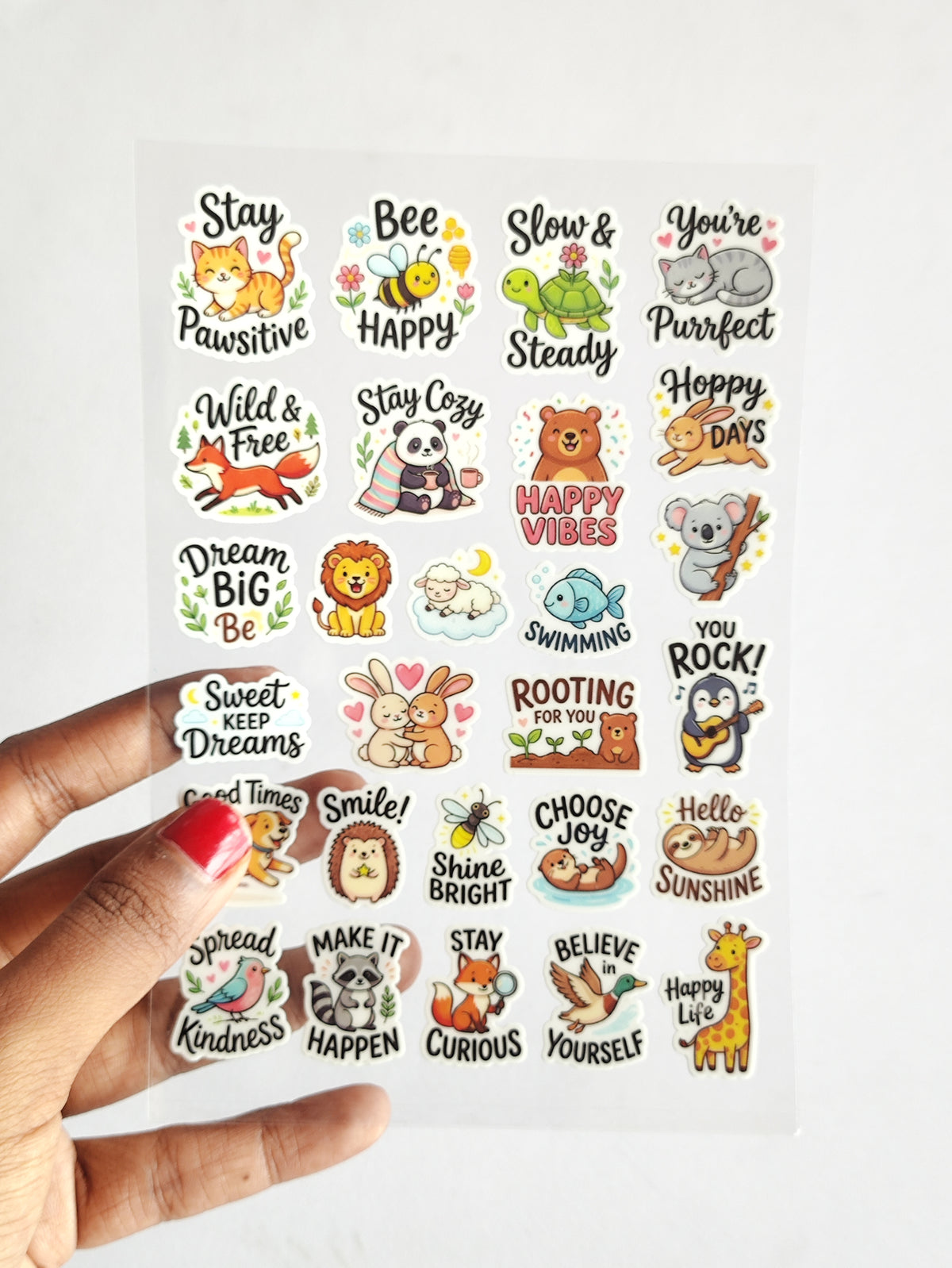 Stay Positive UV DTF Stickers - D99