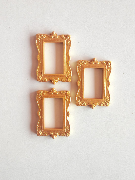 Gold Rectangle Frame - 1 Piece