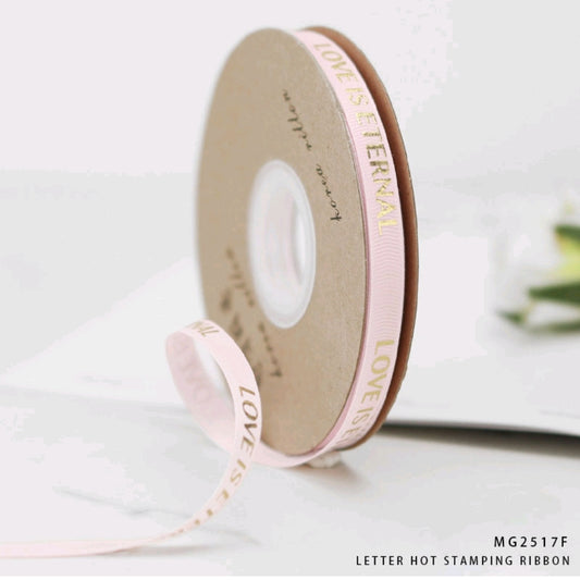 Love is Eternal Ribbon - Pink