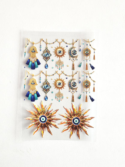 Evil Eye UV DTF Stickers - D89