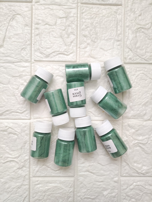Mica Powder 10g - Grass Green