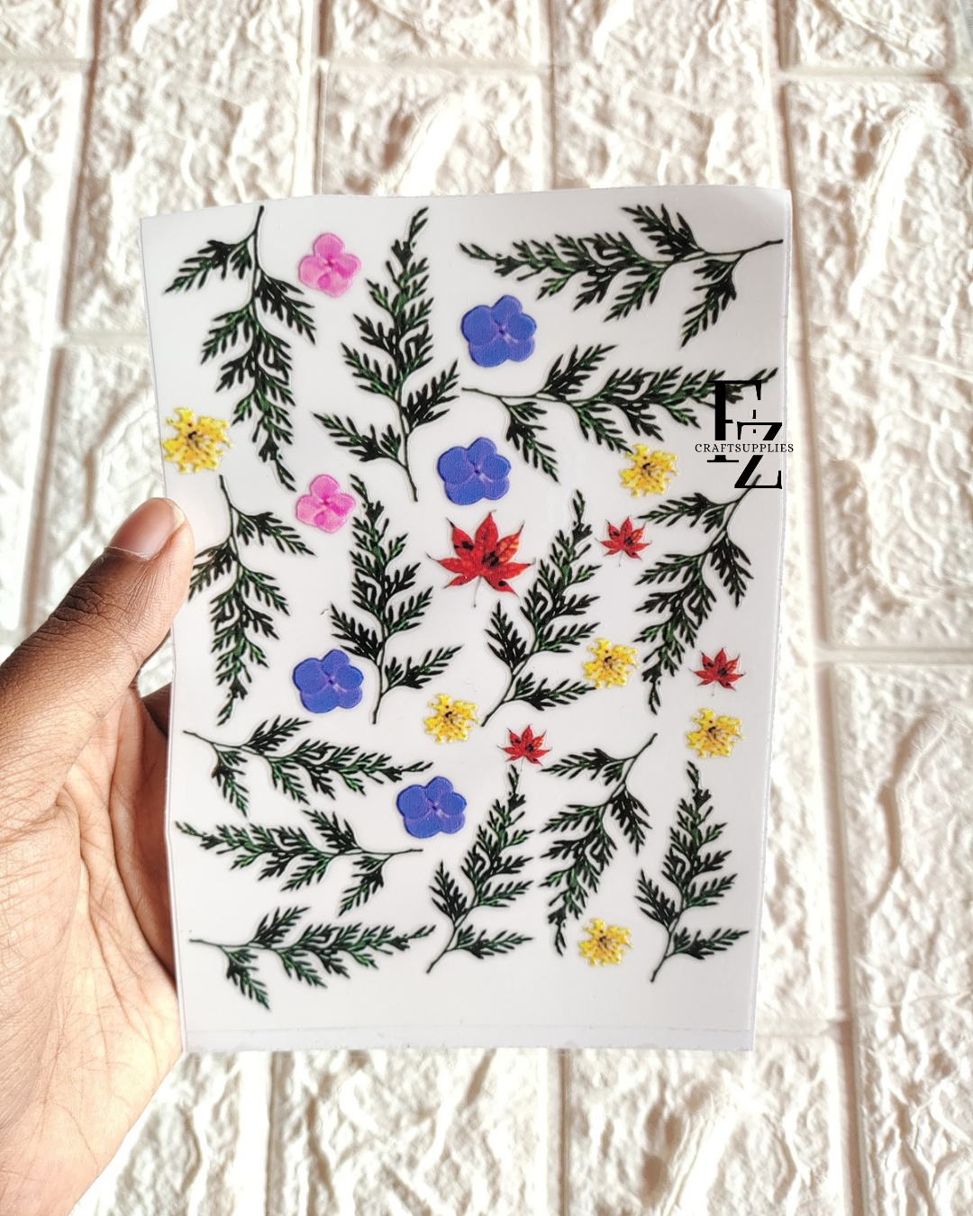 Leaves UV DTF Stickers - D56