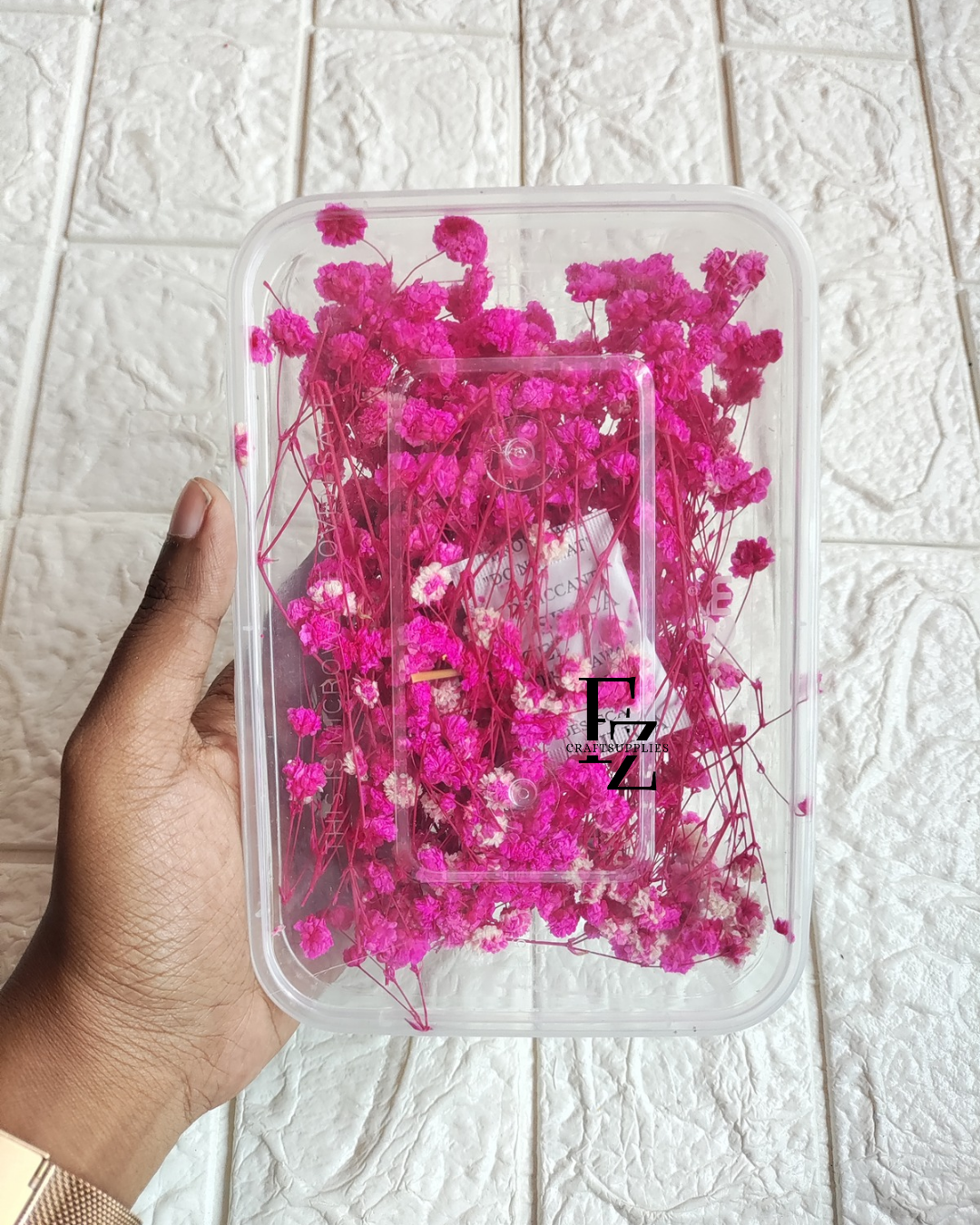 Dry Baby Breath/ Gypsy Box - Rani Pink