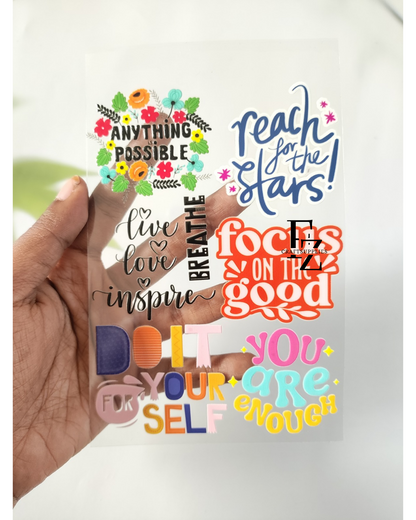 Mix words Peel off Sticker - D5