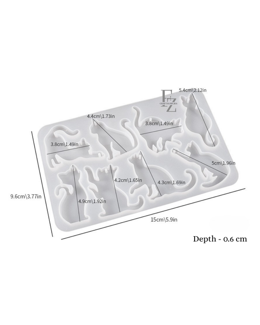 Cat Keychain/ Pendant Mould