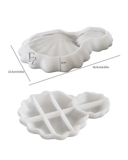 Dual Arabian Sea Shell Tray Mould