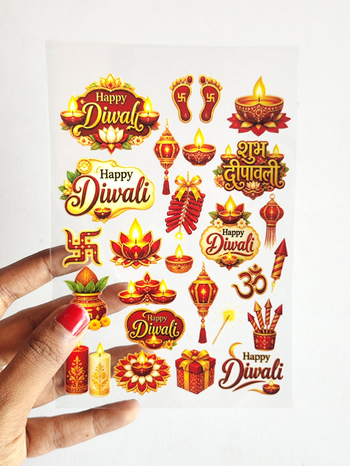 Diwali UV DTF Stickers - D81