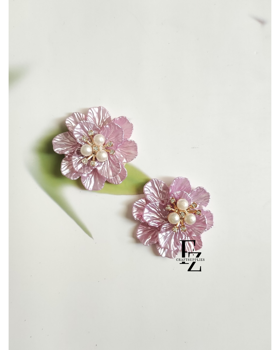 Acrylic Petal Flowers Lavender - 1 Piece