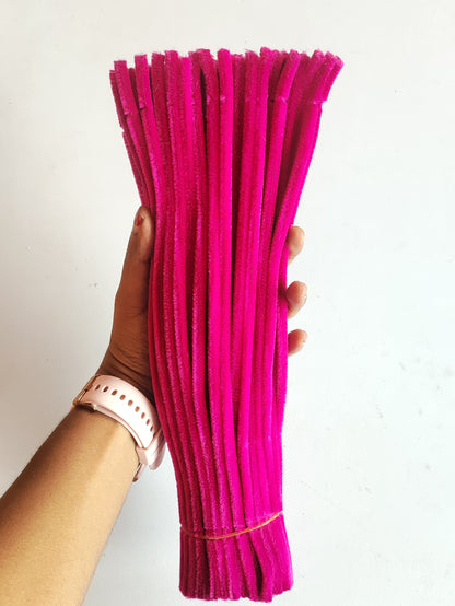 Pipe Cleaner 8MM - Dark Pink