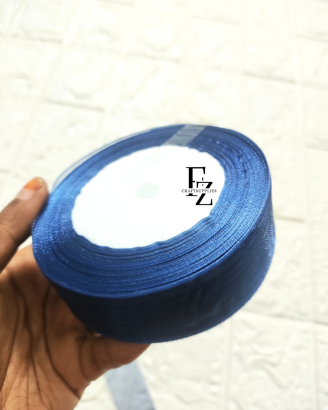 Organza Ribbon - Deep Blue